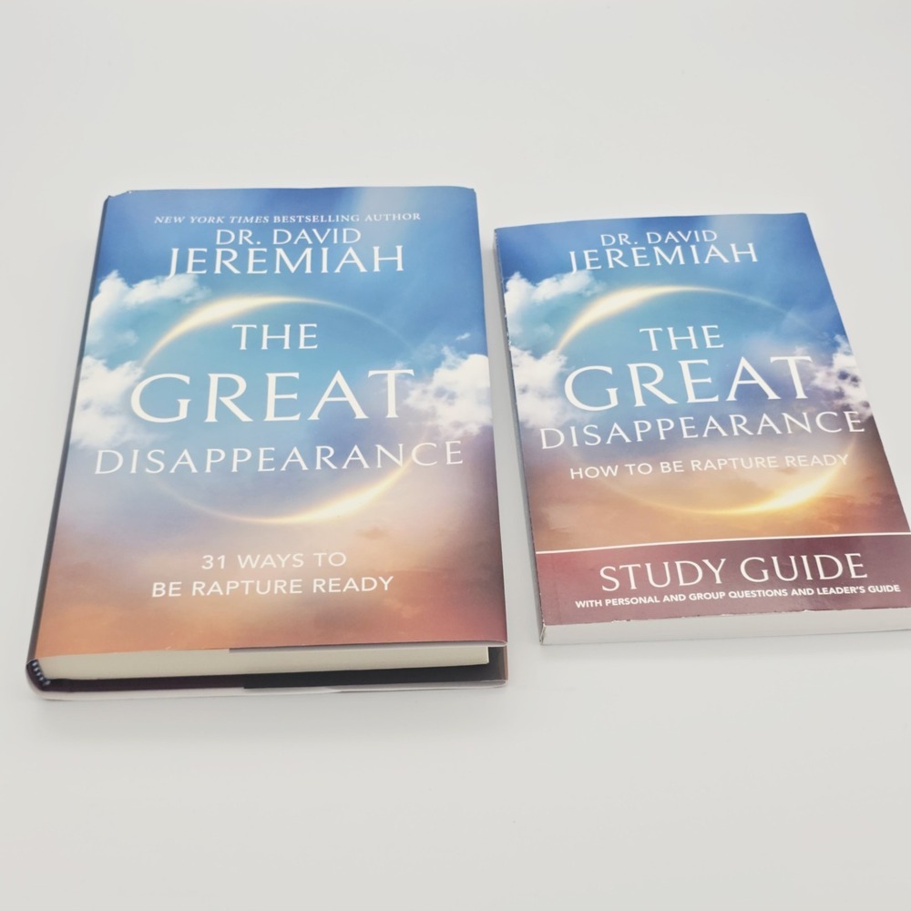 David Jeremiah The Great Disappearance Hardcove & Study Guide 2023 Turning Point